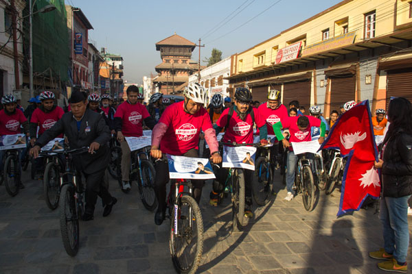 Cycle Rally on the occasion of Antibiotics Awareness Week