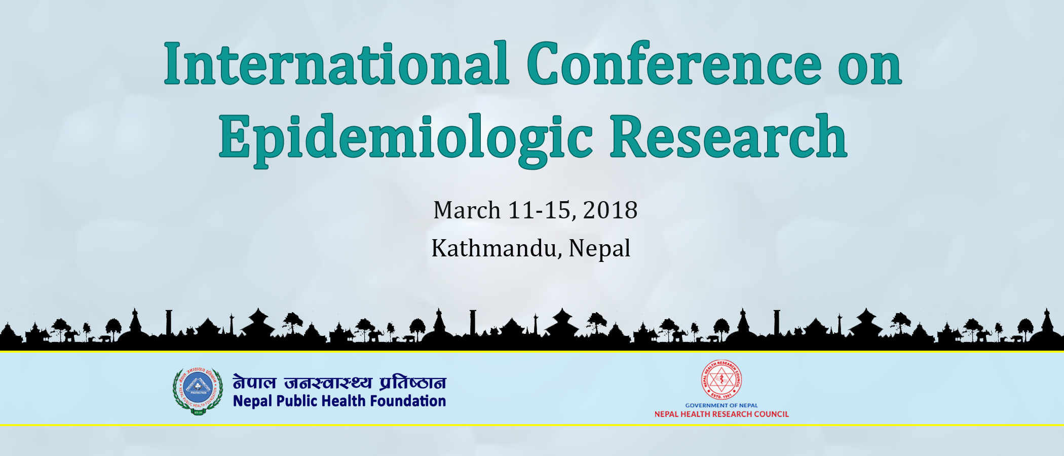 International Conference on Epidemiologic Research