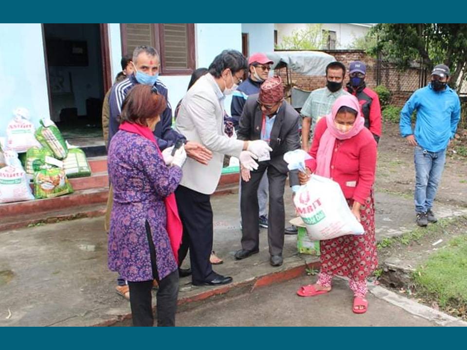 Food Package distribution for lockdown affected people – A support from NPHF.
