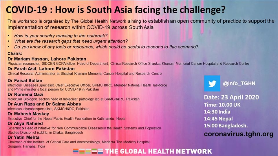 ‘COVID-19: How is South Asia facing the challenge?’-The Global Health Network