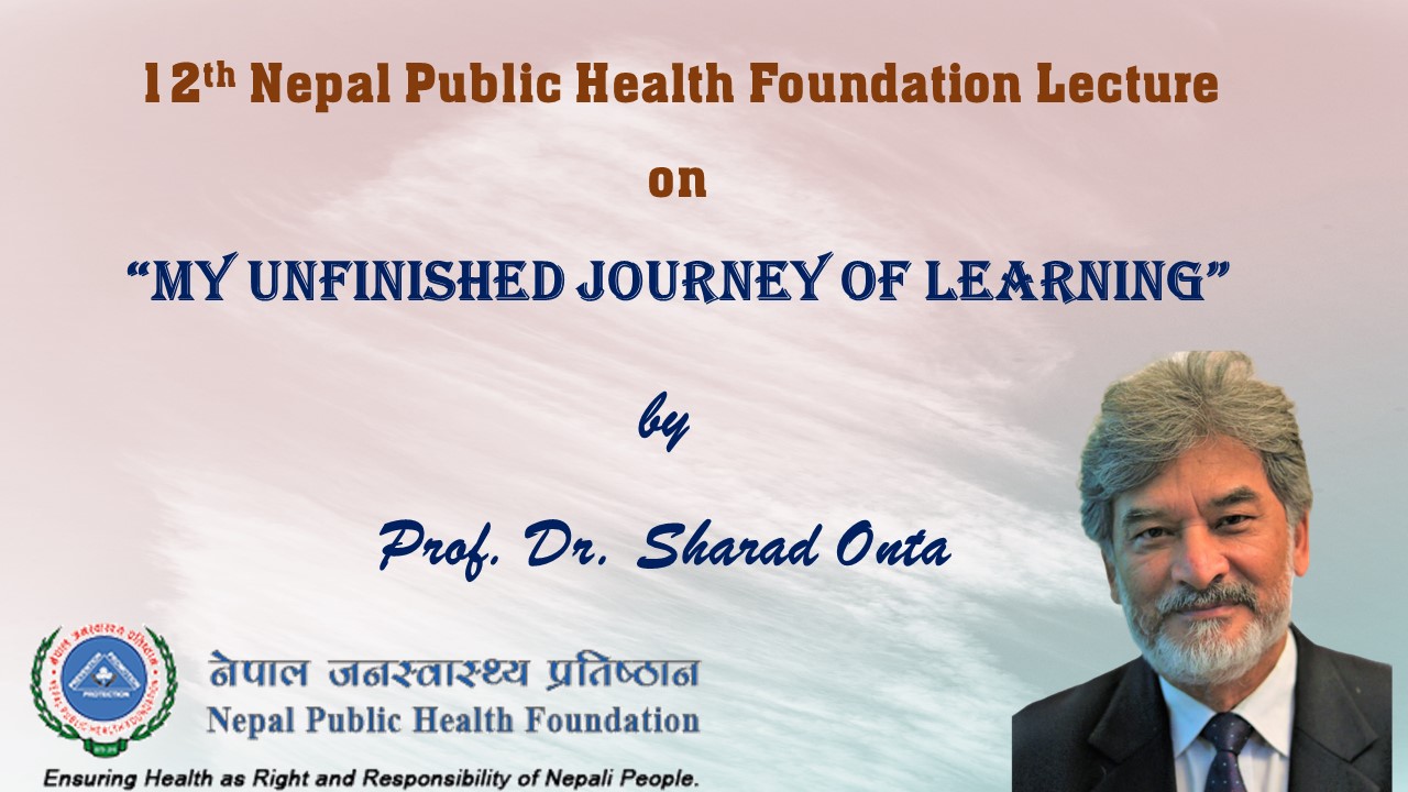 12th Nepal Public Foundation Lecture was successfully completed on 30th June, 2021 via Google Meet