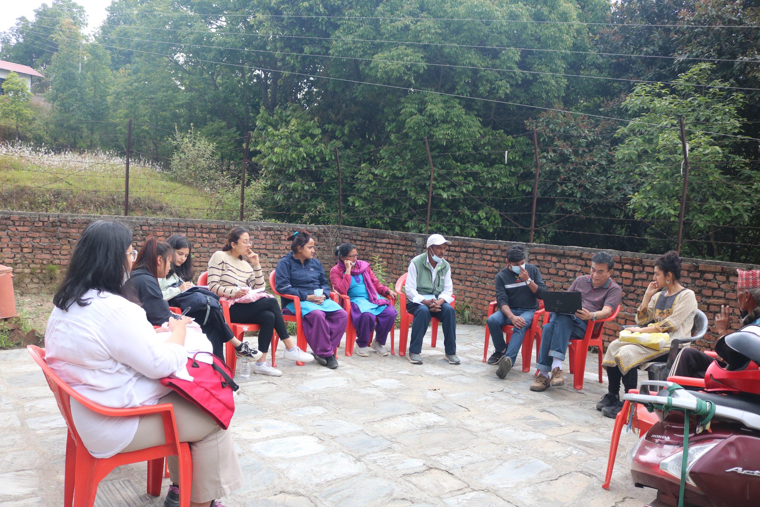 Health Post Visit in Namobuddha