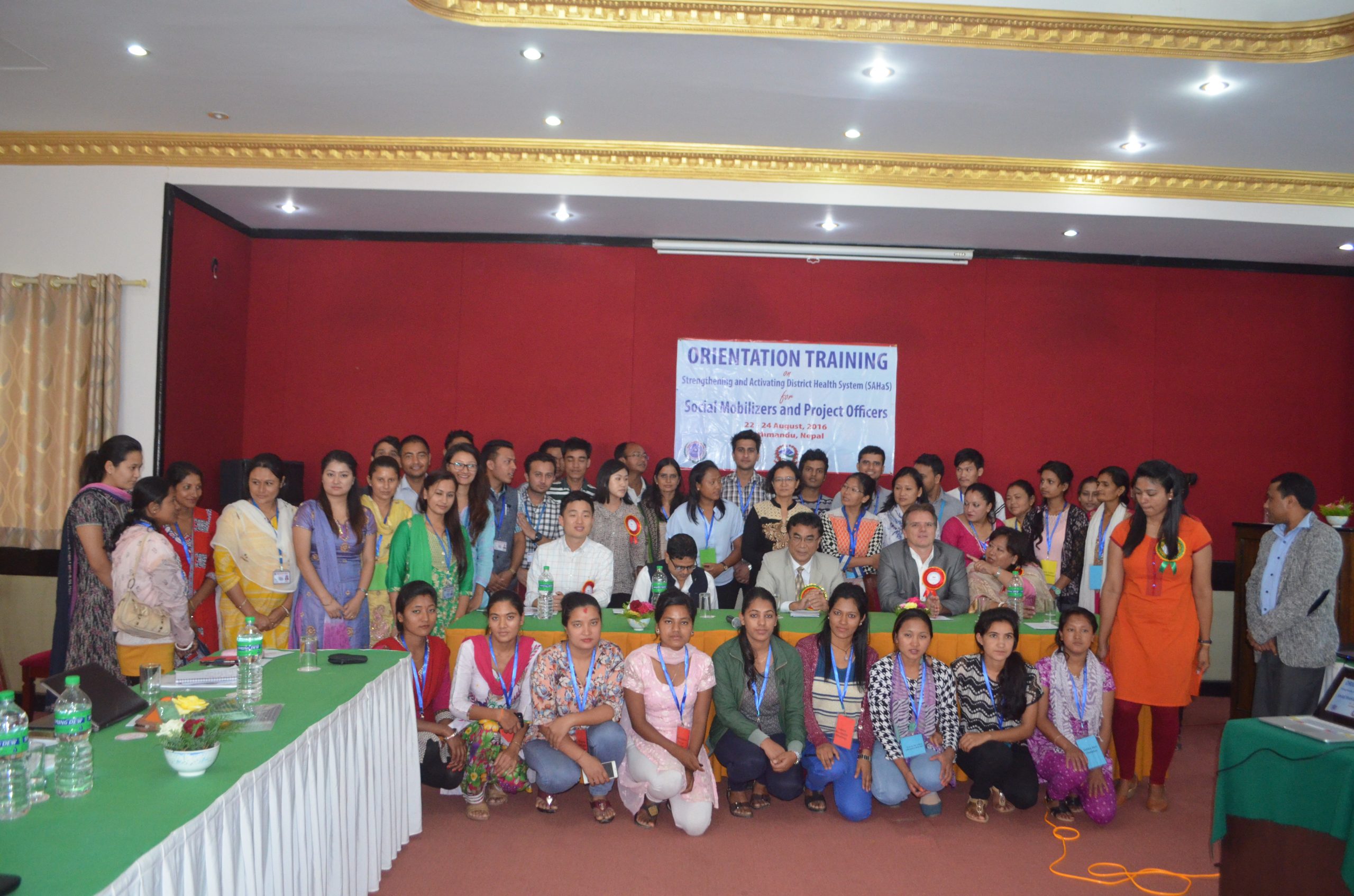 Orientation Training on Strengthening and Activating District Health System for Social Mobilizers and Project Officers