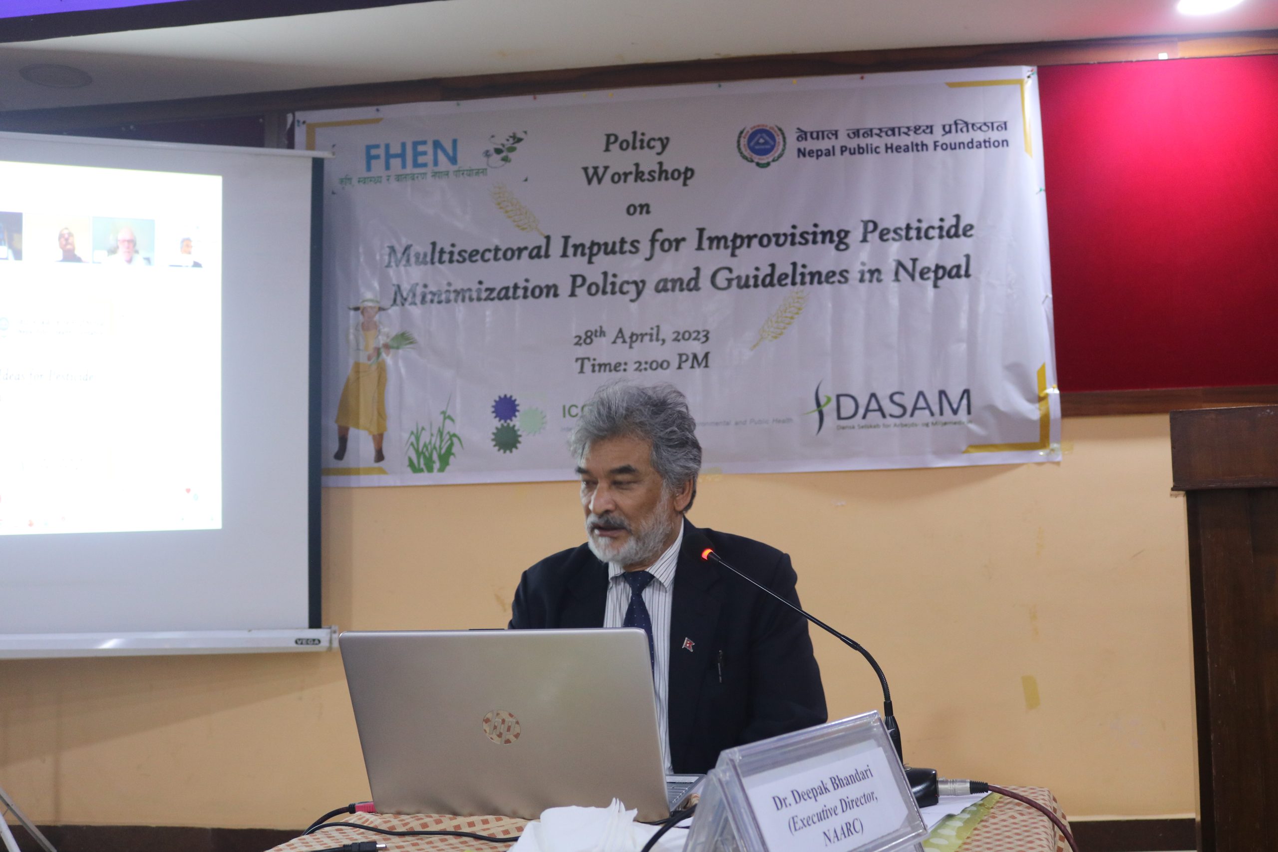 WORKSHOP ON “MULTISECTORAL INPUTS FOR IMPROVISING PESTICIDE MINIMIZATION POLICY AND GUIDELINES IN NEPAL”