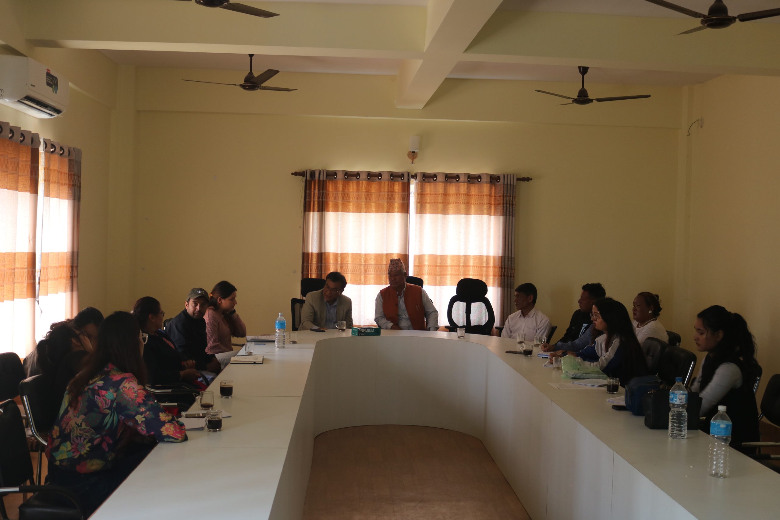 Discussion about pilot study in Namobuddha Municipality