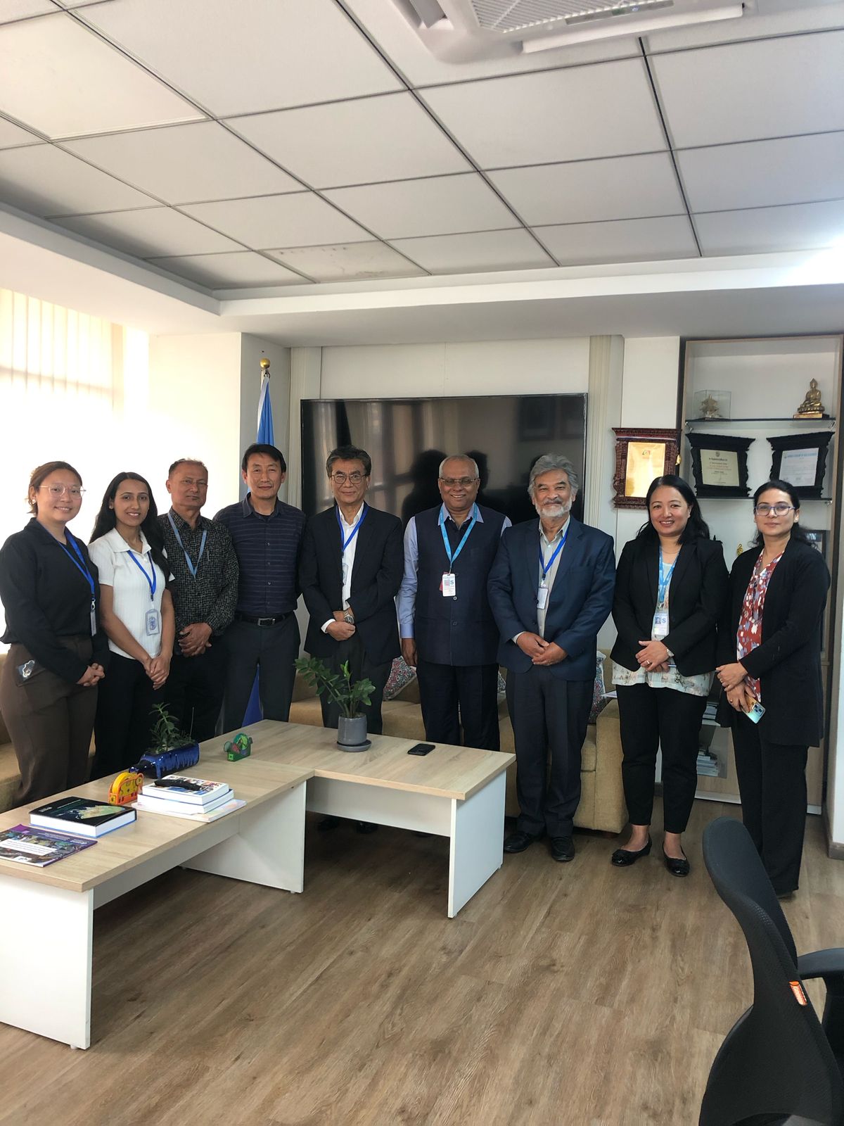 Discussion with WHO, presenting efforts towards “Reducing maternal and neonatal mortality”