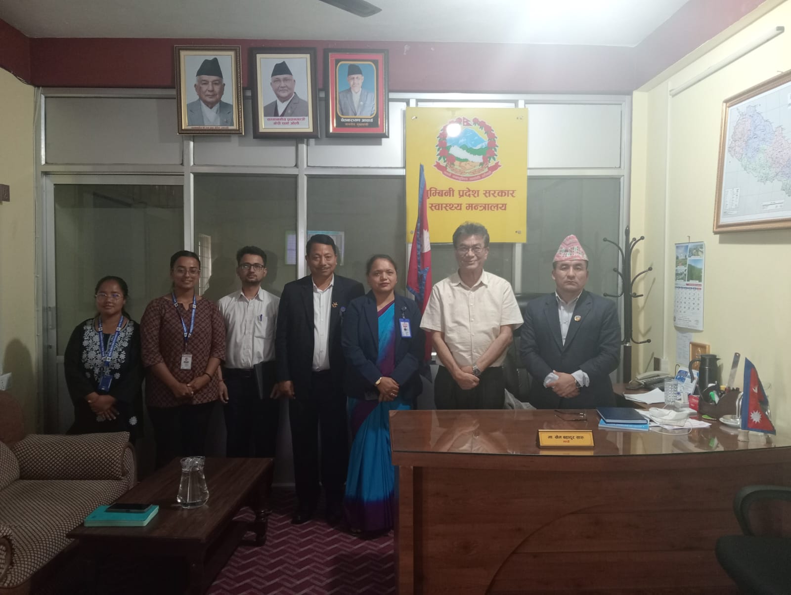 Dr.Maskeys recent visit to Kapilvastu regarding the progress and findings of MNMR project Dr.Maskeys recent visit to Kapilvastu regarding the progress and findings of MNMR project