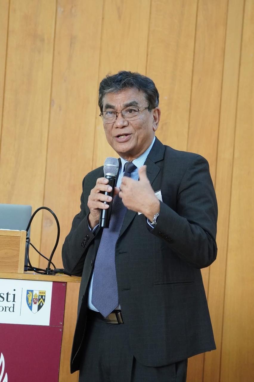 Dr. Mahesh Kumar Maskey at the University of Oxford for the inaugural Global Mind–Brain Health Summit.