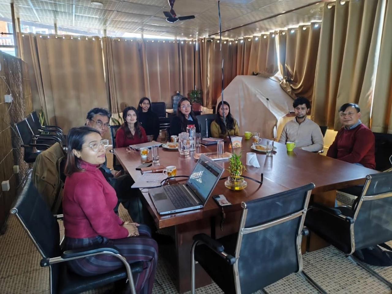 A Productive discussion with environmental experts on climate change and related concerns