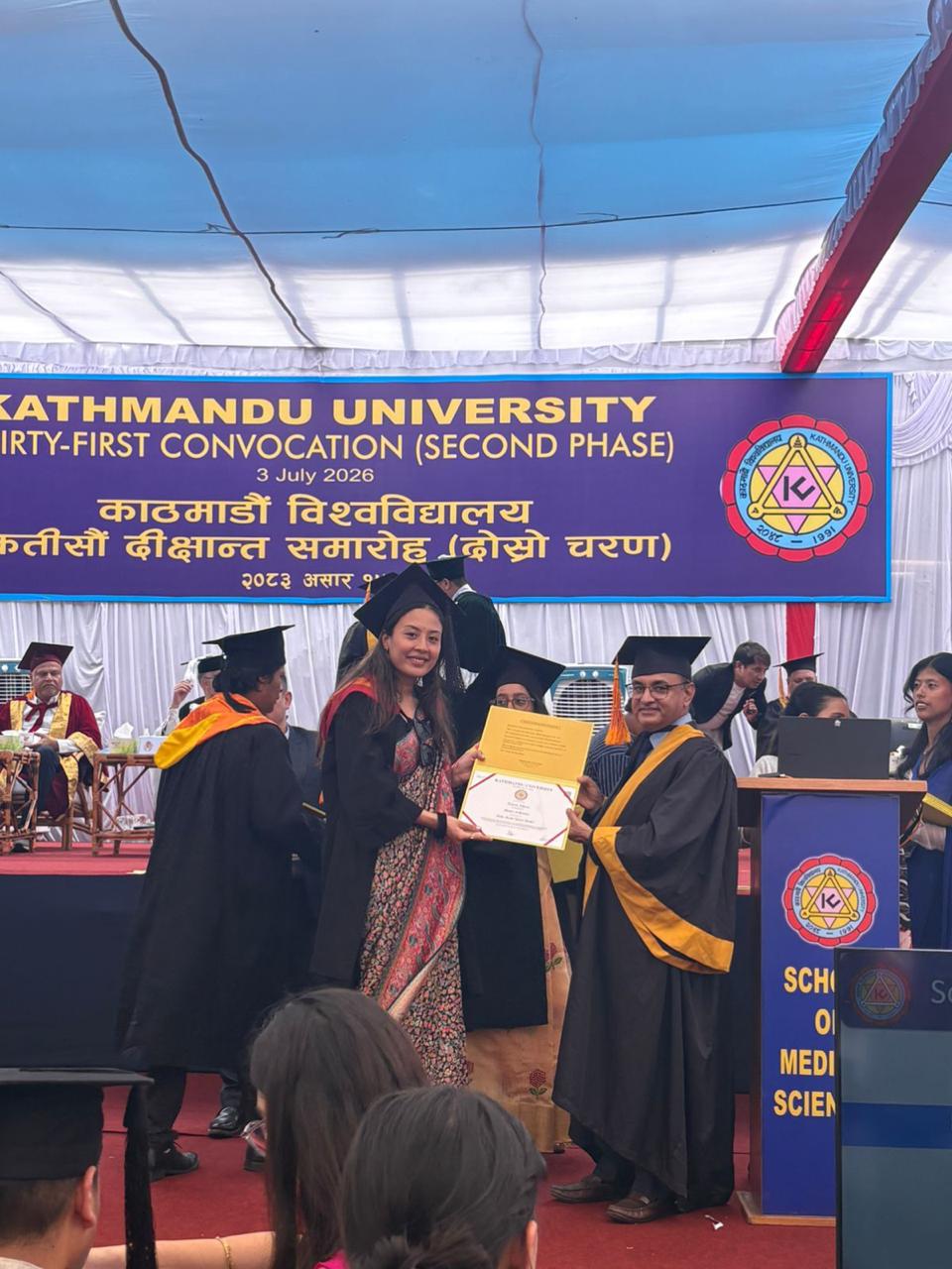 Congratulations to  our Project Coordinator, Ms. Deepesha Silpakar on Her Graduation